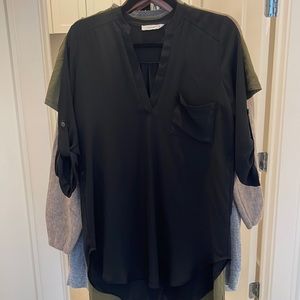 Lush black blouse